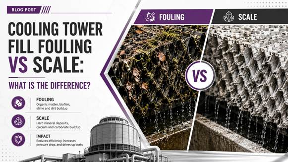 Cooling Tower Fill Fouling vs Scale: What Is the Difference?