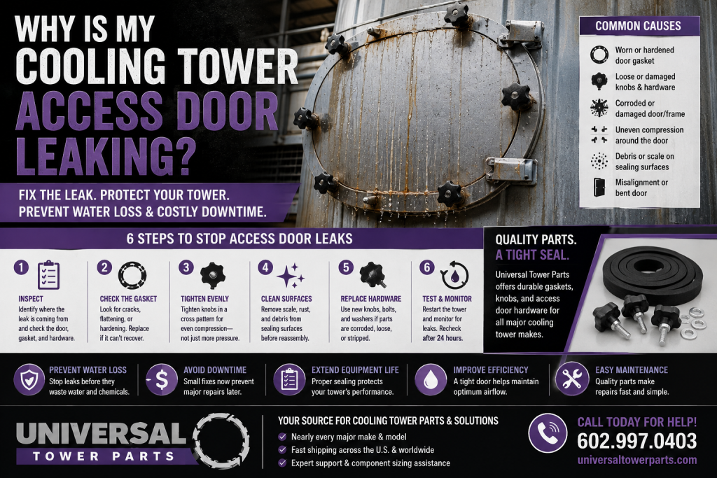 Why Is My Cooling Tower Access Door Leaking?